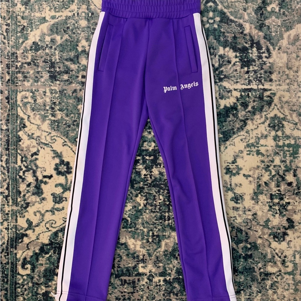 Palm Angels Purple Sweatpants
